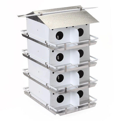 The 'Colony Condo' Purple Martin House | Birds Choice Coates Original 4-Floor 16-Room Aluminum Habitat