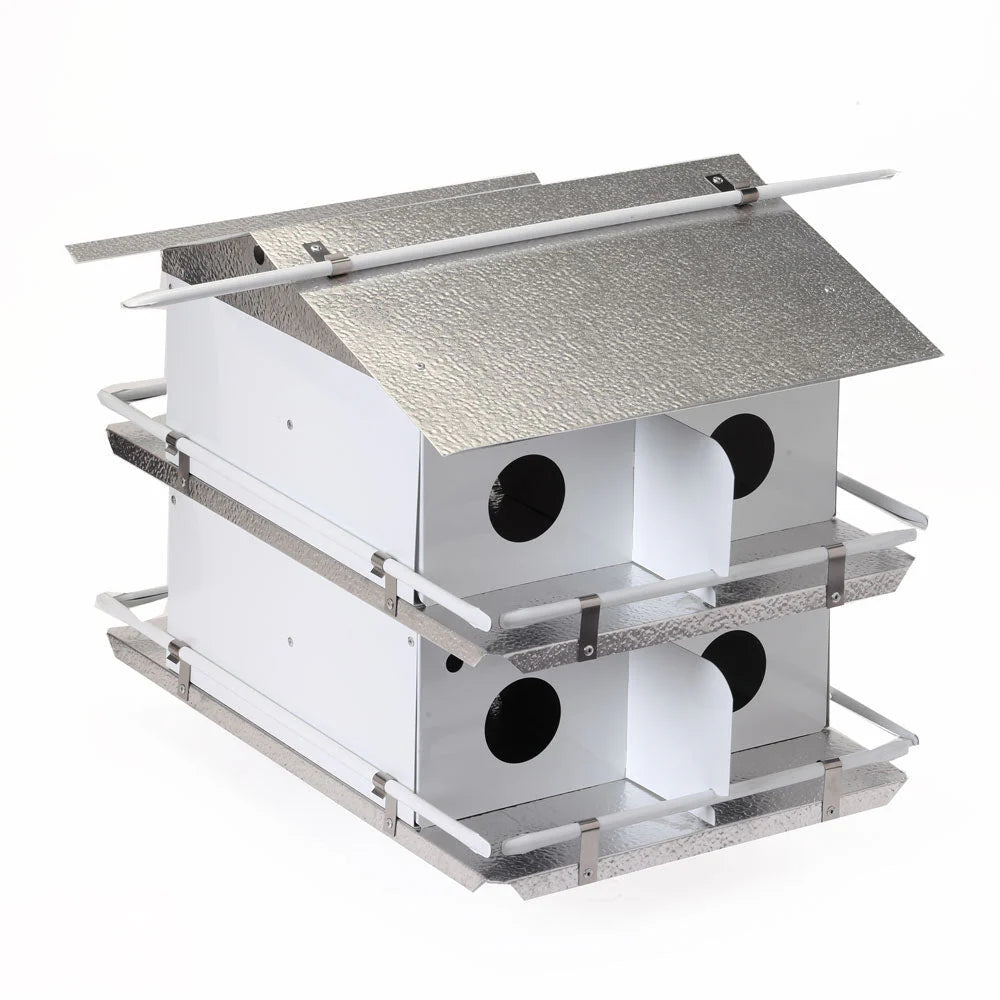 The 'Colony Condo' Purple Martin House | Birds Choice Coates Original 2-Floor 8-Room Aluminum Habitat