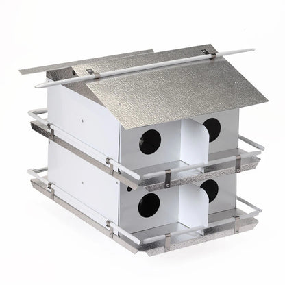 The 'Colony Condo' Purple Martin House | Birds Choice Coates Original 2-Floor 8-Room Aluminum Habitat