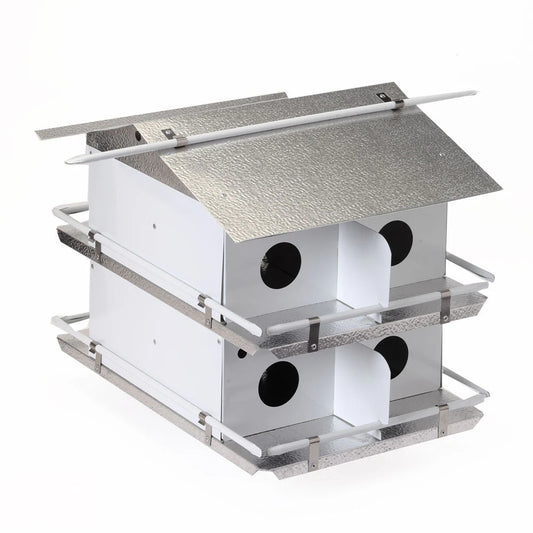 The 'Colony Condo' Purple Martin House | Birds Choice Coates Original 2-Floor 8-Room Aluminum Habitat