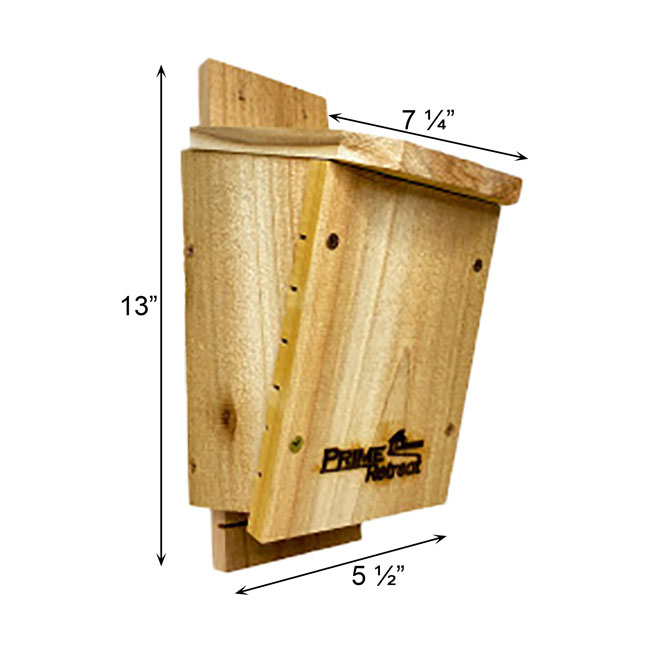 The "Heritage-Cedar" Junior Bat House Kit | Artisan Cedar Bat Box Habitat Project | Prime Retreat