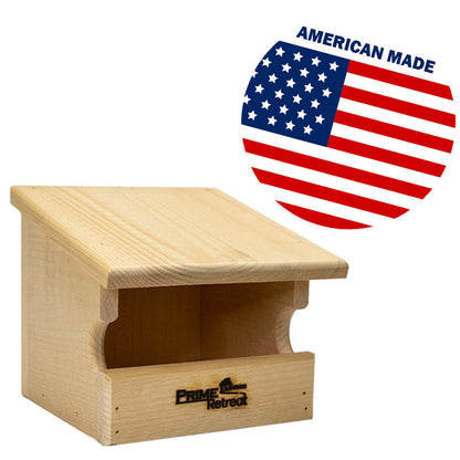 The "Providence-Open" Bird House | Robin / Phoebe Nesting Platform | Prime Retreat