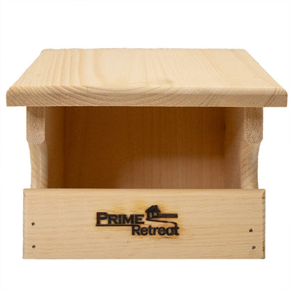 The "Providence-Open" Bird House | Robin / Phoebe Nesting Platform | Prime Retreat