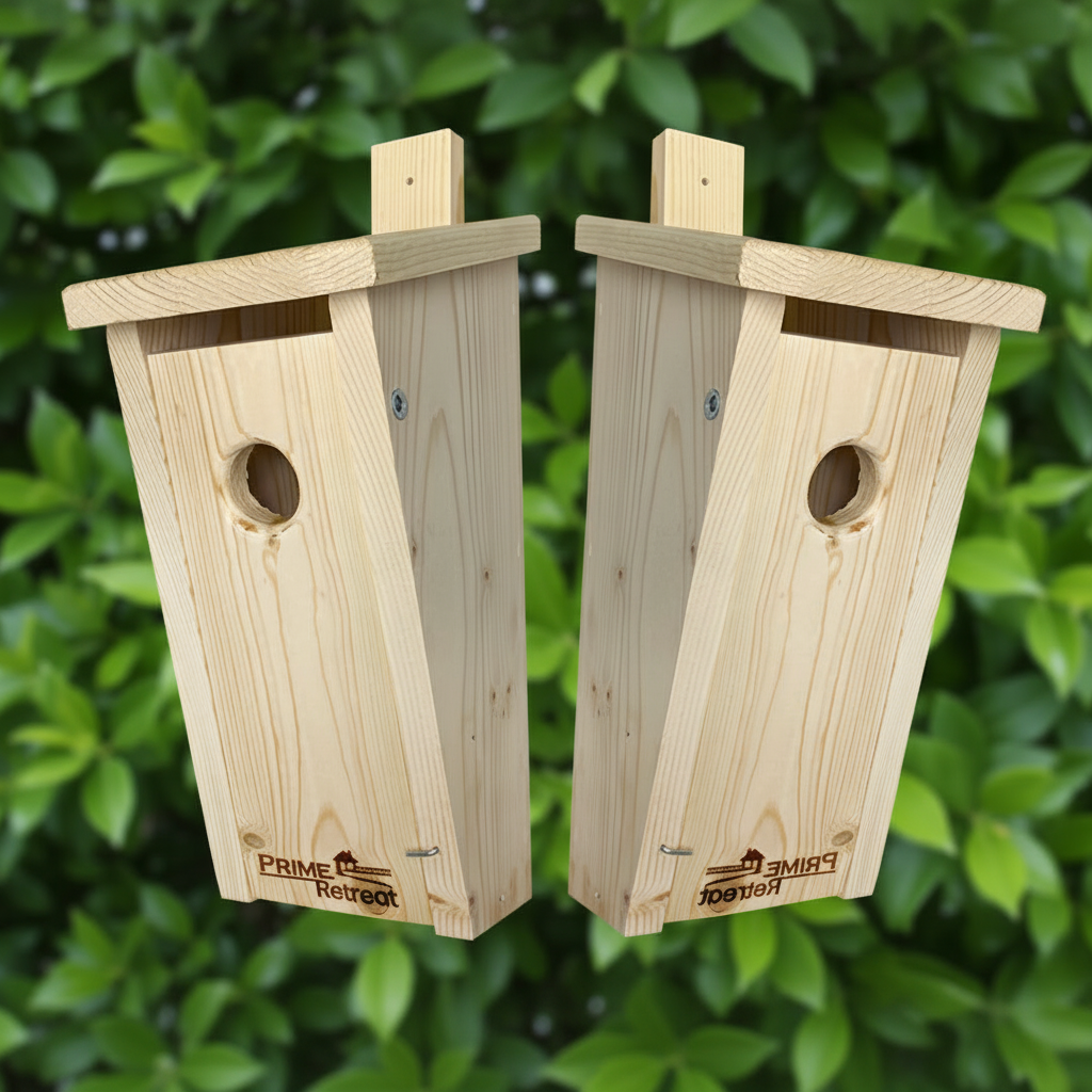 The 'Sleeping Slopes' Bluebird Nesting Box Matched Set