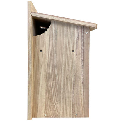 The "High-Hollow" Squirrel Sanctuary | Solid Wood High-Altitude Nesting Box | Prime Retreat