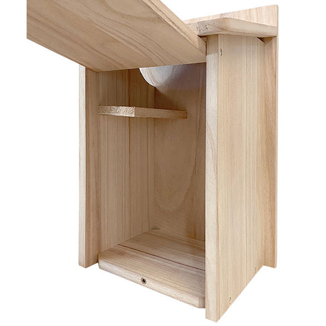 The "High-Hollow" Squirrel Sanctuary | Solid Wood High-Altitude Nesting Box | Prime Retreat