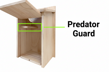 The "High-Hollow" Squirrel Sanctuary | Solid Wood High-Altitude Nesting Box | Prime Retreat