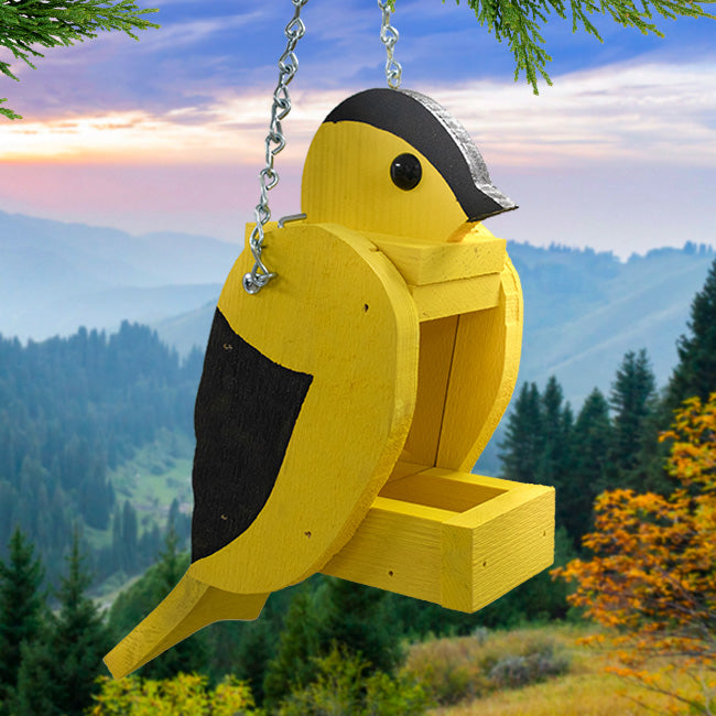 The "Vivid-Aves" Hand-Painted Artisan Pavilion Bird Feeder | Species-Specific Bird Refectory | Prime Retreat