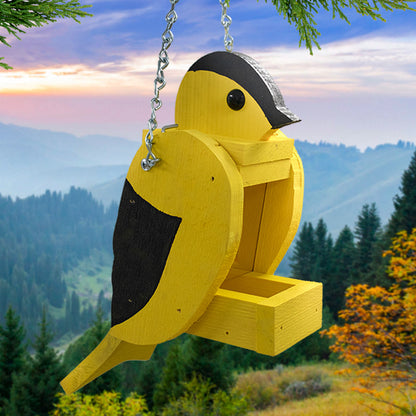 The "Vivid-Aves" Hand-Painted Artisan Pavilion Bird Feeder | Species-Specific Bird Refectory | Prime Retreat