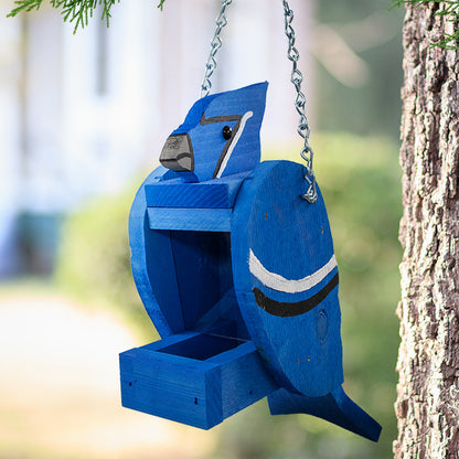 The "Vivid-Aves" Hand-Painted Artisan Pavilion Bird Feeder | Species-Specific Bird Refectory | Prime Retreat