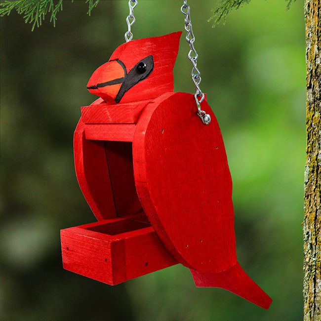 The "Vivid-Aves" Hand-Painted Artisan Pavilion Bird Feeder | Species-Specific Bird Refectory | Prime Retreat