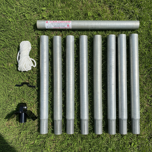 The 'Elevator' Martin House Pole | Prime Retreat Galvanized Steel Easy Pulley System with Ground Sleeve
