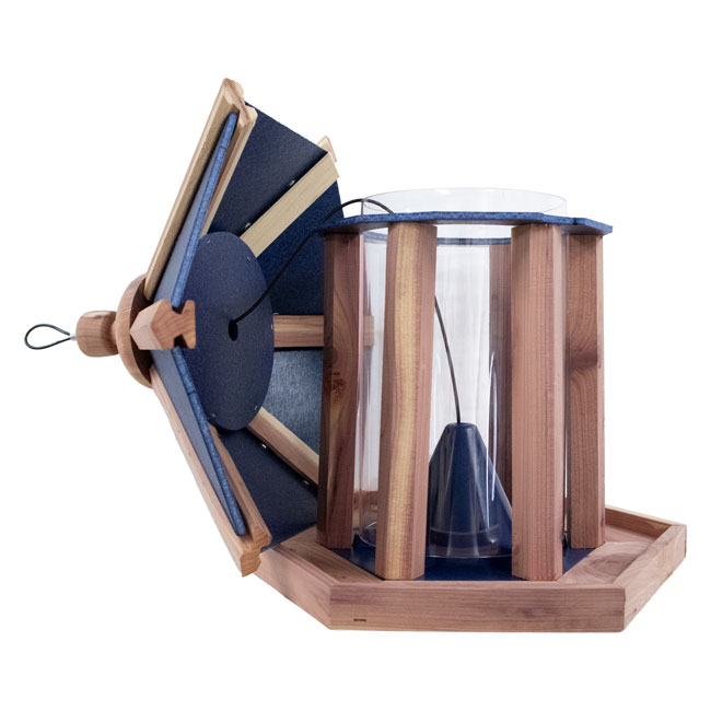 The 'Gazebo Galley' Bird Feeder | Prime Retreat Amish Cedar & Recycled Plastic Gazebo Bird Feeder