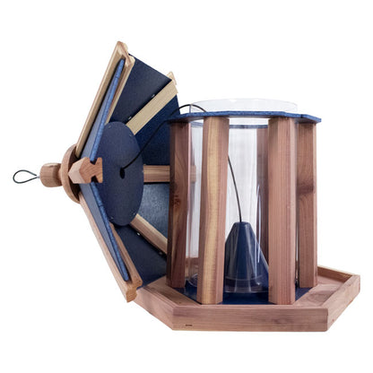 The 'Gazebo Galley' Bird Feeder | Prime Retreat Amish Cedar & Recycled Plastic Gazebo Bird Feeder