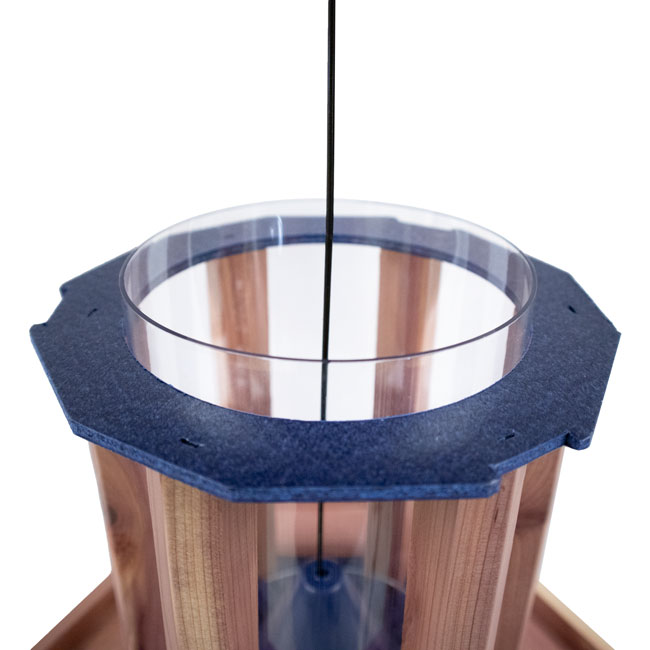 The 'Gazebo Galley' Bird Feeder | Prime Retreat Amish Cedar & Recycled Plastic Gazebo Bird Feeder