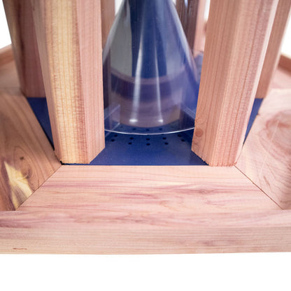 The 'Gazebo Galley' Bird Feeder | Prime Retreat Amish Cedar & Recycled Plastic Gazebo Bird Feeder