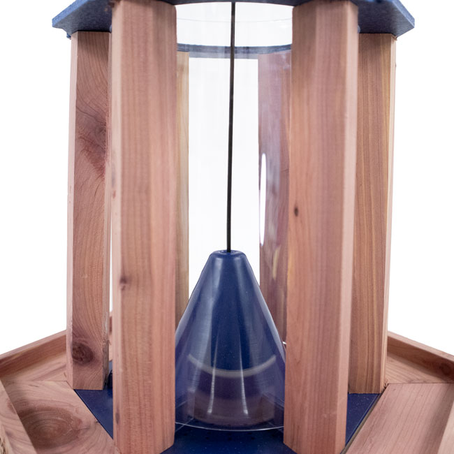 The 'Gazebo Galley' Bird Feeder | Prime Retreat Amish Cedar & Recycled Plastic Gazebo Bird Feeder