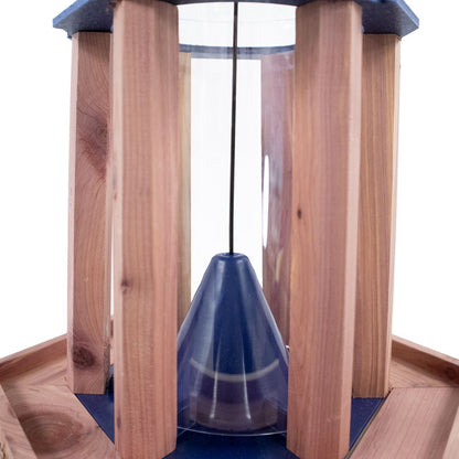 The 'Gazebo Galley' Bird Feeder | Prime Retreat Amish Cedar & Recycled Plastic Gazebo Bird Feeder