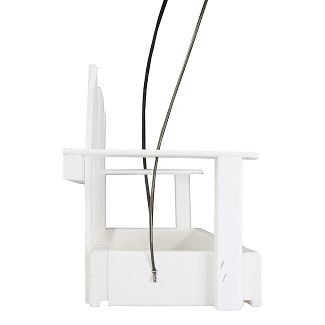 The 'Seeder Seater' Swing Seed Feeder | Prime Retreat Amish-Made Recycled Plastic Platform Feeder