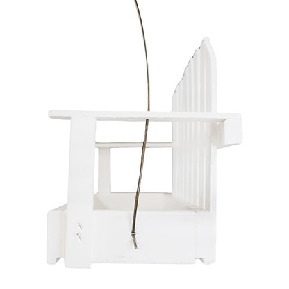 The 'Seeder Seater' Swing Seed Feeder | Prime Retreat Amish-Made Recycled Plastic Platform Feeder