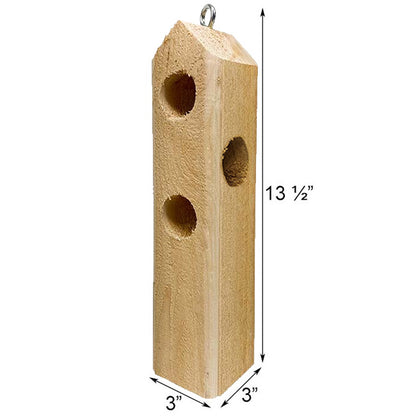 The "Log Jammer" Woodpecker Bird Feeder & Suet Plug Kit | 12-Pack Sustenance Set | Prime Retreat / Pine Tree Farms