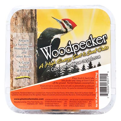 The 'Carpenter's Quarters' Woodpecker Feeding & Nesting Kit