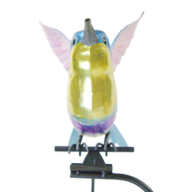The Woodnymph Equilibrium Stanchion | 43" Kinetic Hummingbird Rocker Stake | Regal Art & Gift