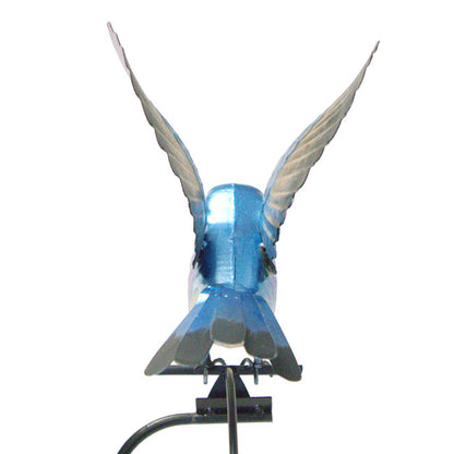 The Woodnymph Equilibrium Stanchion | 43" Kinetic Hummingbird Rocker Stake | Regal Art & Gift