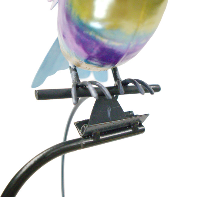 The Woodnymph Equilibrium Stanchion | 43" Kinetic Hummingbird Rocker Stake | Regal Art & Gift
