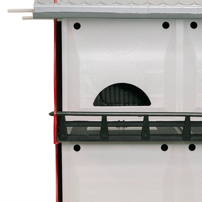 The 'Countryside Condo' Purple Martin House | S&K 16-Room Starling-Resistant Barn-Style Pole-Mount Habitat