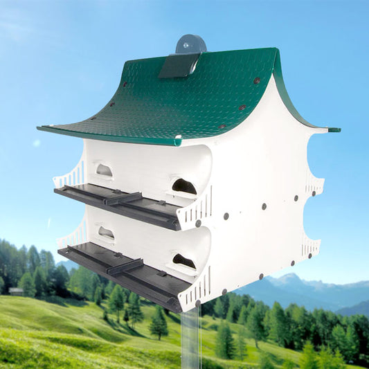 The 'Gatekeeper' Purple Martin House | S&K Great Eight Starling-Resistant 8-Room Pole-Mount Habitat