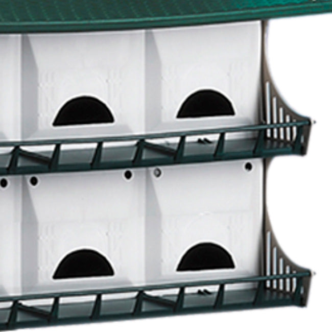 The 'Grand Gatekeeper' Purple Martin House | S&K 12-Room Starling-Resistant Pole-Mount Habitat