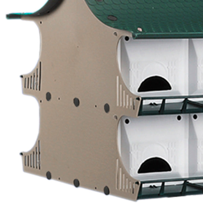 The 'Grand Gatekeeper' Purple Martin House | S&K 12-Room Starling-Resistant Pole-Mount Habitat