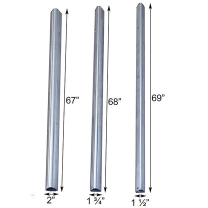 The "Apex-15" Aircraft-Aluminum Telescoping Foundation | 15' Triangular Purple Martin Pole | S&K Manufacturing