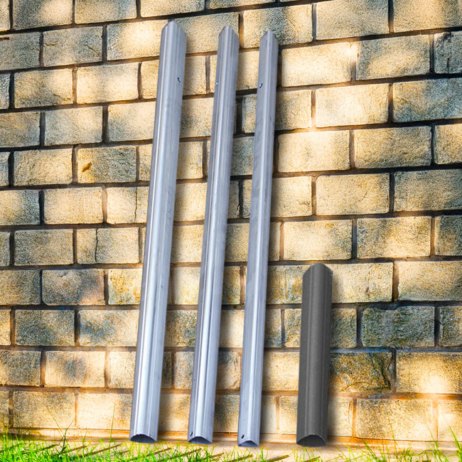 The "Apex-15" Aircraft-Aluminum Telescoping Foundation | 15' Triangular Purple Martin Pole | S&K Manufacturing