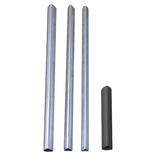 The "Apex-15" Aircraft-Aluminum Telescoping Foundation | 15' Triangular Purple Martin Pole | S&K Manufacturing