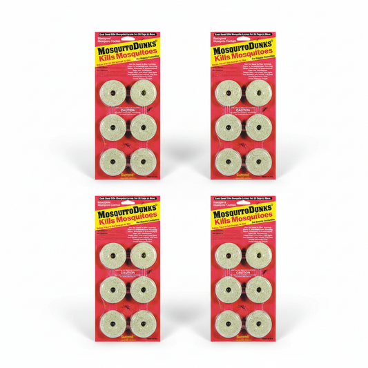 The 'Doom Dunks' Mosquito Larvicide | Summit Slow-Release Bti Dunks 24-Pack (4 x 6-Count)