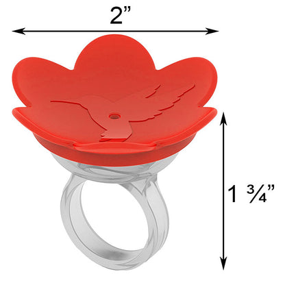 The "Aura" Kinetic Hand-Feeding HummerRing Hummingbird Feeder | 4 Colors | Proximity-Acclimation Training Vessel | Songbird Essentials