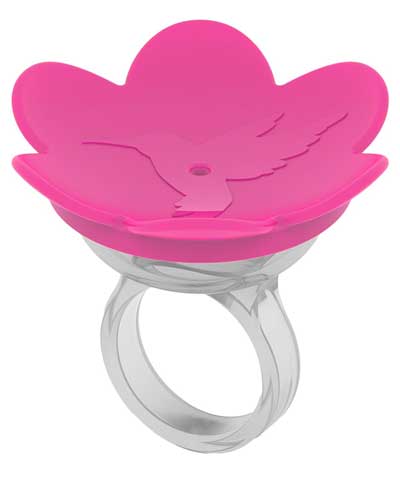 The "Aura" Kinetic Hand-Feeding HummerRing Hummingbird Feeder | 4 Colors | Proximity-Acclimation Training Vessel | Songbird Essentials