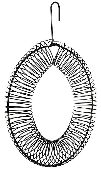 The 'Sustenance Circle' Peanut & Nesting Material Wreath | Songbird Essentials Steel Peanut Wreath Feeder
