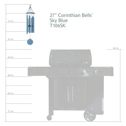 The Harmonic Choir | 27" Corinthian Bells High Tone Wind Chime - Scale of C | Wind River | Great Gift Idea!