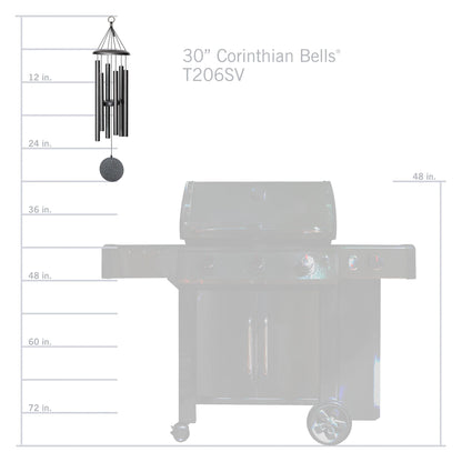 The Signature Harmonic Choir | 30" Corinthian Bells High Tone Wind Chime - Scale of G | Wind River