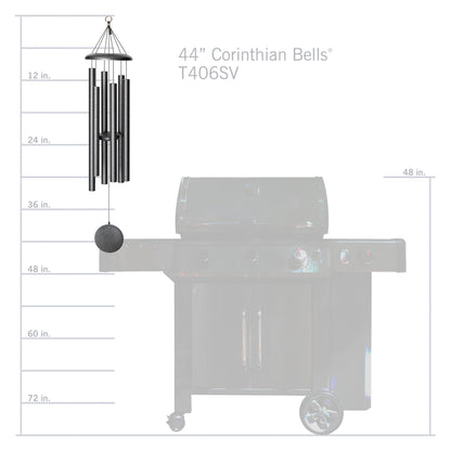 The 'Harmonic Choir' 44" Corinthian Bells | Deep Tone Wind Chime