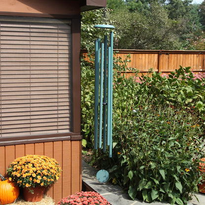 The 'Harmonic Choir' 74" High-Clarity Corinthian Bells | 6-Foot Steel Wind Chime