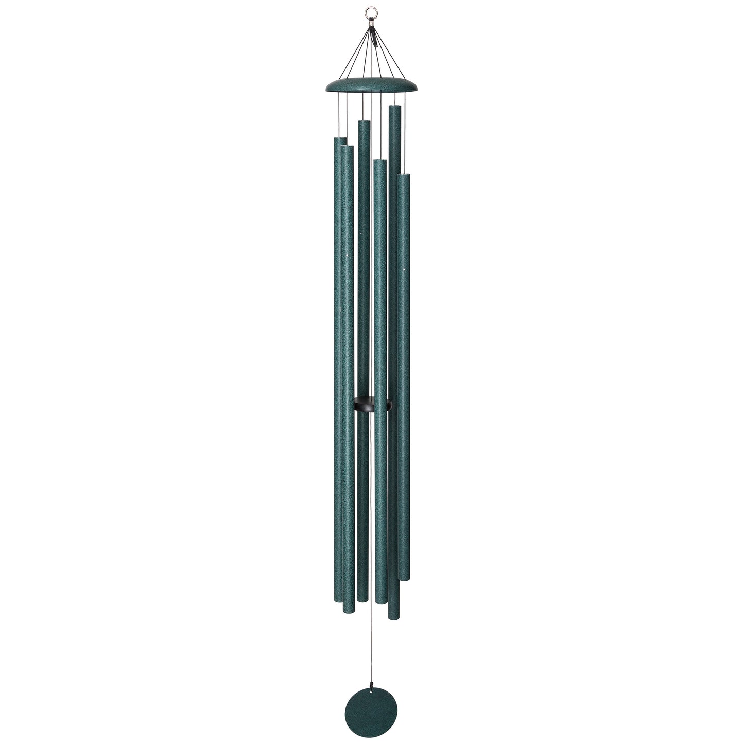 The 'Harmonic Choir' 74" High-Clarity Corinthian Bells | 6-Foot Steel Wind Chime