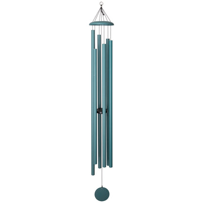 The 'Harmonic Choir' 74" High-Clarity Corinthian Bells | 6-Foot Steel Wind Chime