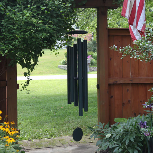 The Harmonic Choir | 78" Corinthian Bells Deep Bass Wind Chime - Scale of B | Wind River