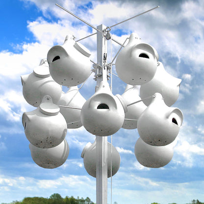 The 'Grove' Purple Martin Gourd Rack | Troyer's Birds' Paradise Deluxe 12-Gourd SuperGourd Colony System