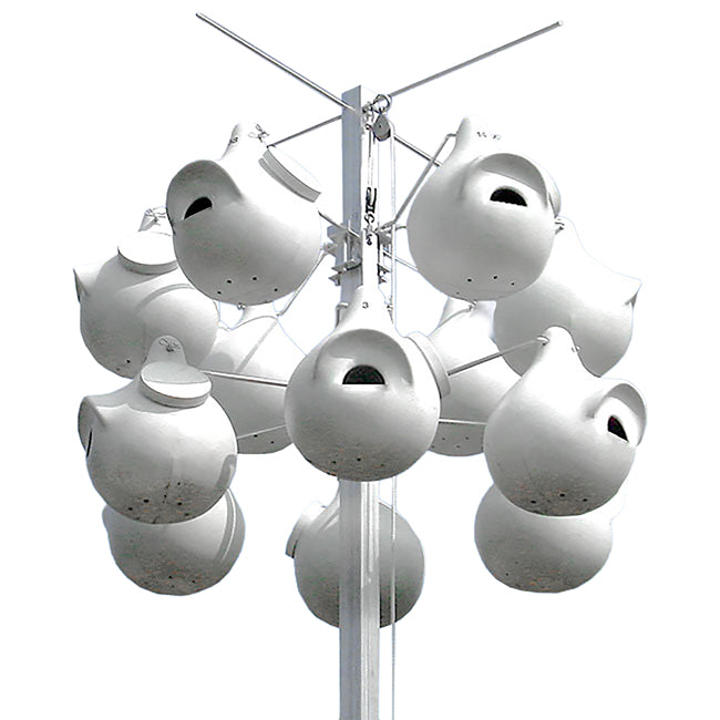 The 'Grove' Purple Martin Gourd Rack | Troyer's Birds' Paradise Deluxe 12-Gourd SuperGourd Colony System