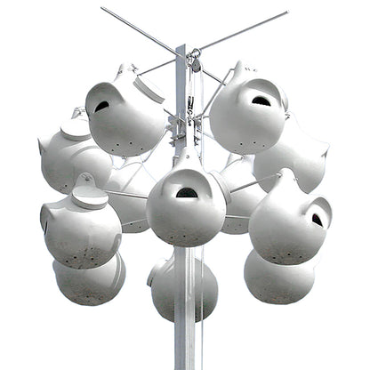 The 'Grove' Purple Martin Gourd Rack | Troyer's Birds' Paradise Deluxe 12-Gourd SuperGourd Colony System